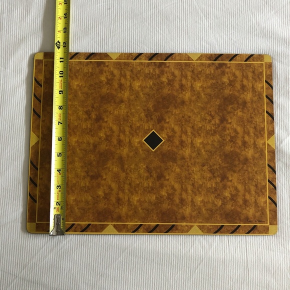 Lynn Chase Designs Art Deco Wooden Placemats $75 each - Picture 4 of 10